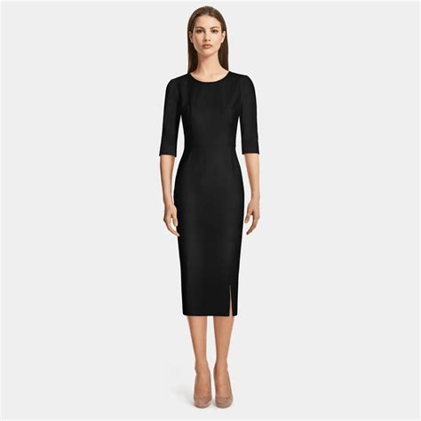 etuikleid h&m|etuikleid schwarz midi.